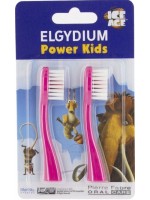 POWER KIDS 2 REPLACEMENT HEADS FOR ELECTRIC TOOTHBRUSH POWER KIDS 