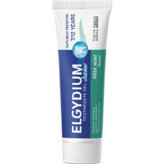 Elgydium Junior Toothpaste Gel, Children's Toothpaste Gel With Mint Taste, 7-12 years, 50ml