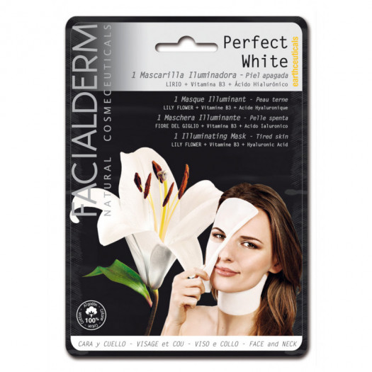 Facialderm Tissue Mask - Perfect White - Lily, 30ml