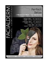 Facialderm Black Tissue Mask - Charcoal - Detox, 30ml