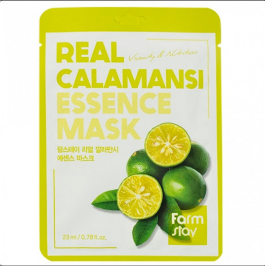 Farm Stay Real Calamansi Essence Face Mask, 1pcs