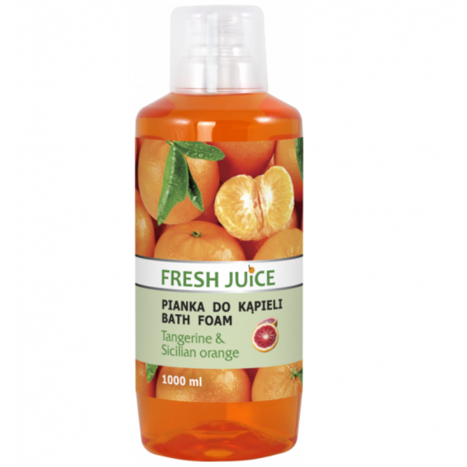 Fresh Juice Bath Foam Tangerine and Sicilian Orange, 1000ml