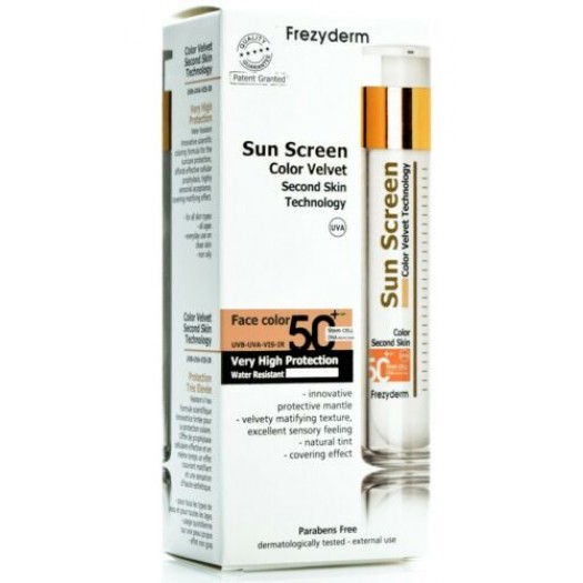 Frezyderm, Sun Face Color, Spf 50+,  50ml