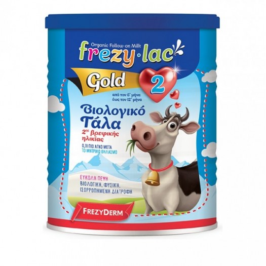 Frezylac Gold 2, organic cow's milk powder from 6-12 months, 400g