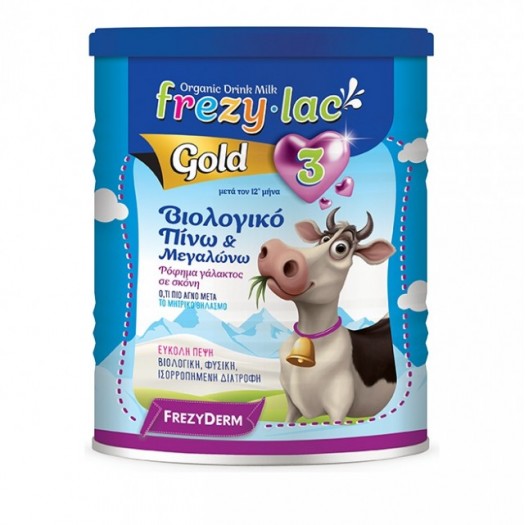 Frezylac Gold 3, Organic cow's milk powder from 12 months, 400g