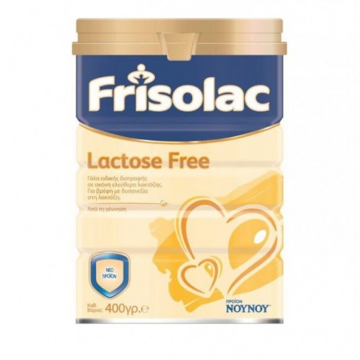 Frisolac Lactose Free, Baby Milk Free Lactose, 400gr