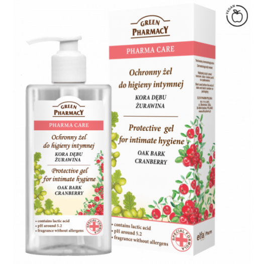 Green Pharmacy Intimate hygiene Oak Bark and Cranberry, 300ml