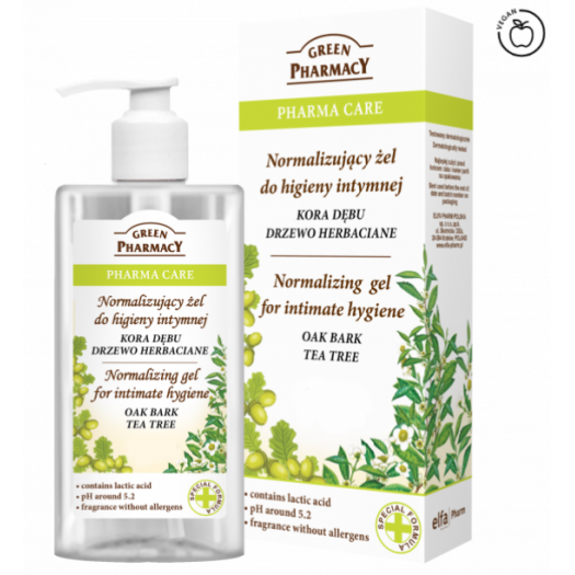 Green Pharmacy Intimate gel Oak Bark and Tea Tree, 300ml