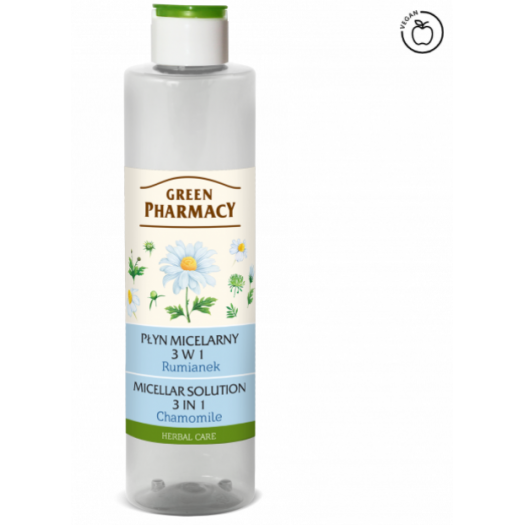 Green Pharmacy Micellar Solution 3 In 1 Chamomile, 250ml 