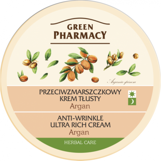 Green Pharmacy Facial Cream Anti-wrinkle Ultra Rich Argan, 150ml