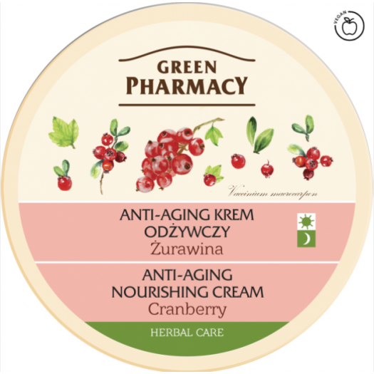Green Pharmacy Facial Cream Anti-aging Nourishing Cranberry, 150ml