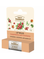 Green Pharmacy Lip Balm Lingoberry And Cranberry, 3.6g