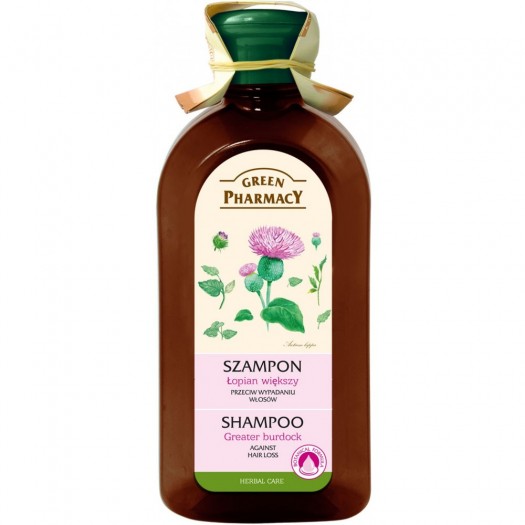 Green Pharmacy Shampoo Burdock Against Hair Loss, 350ml