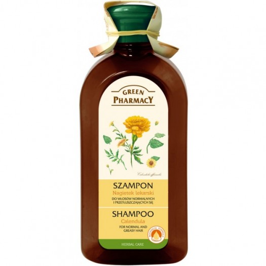 Green Pharmacy Shampoo Calendula for Normal /greasy hair, 350ml