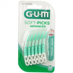 Gum 650 Softpicks Advanced, 30 pcs Gum 650 Softpicks Advanced, 30 pcs
