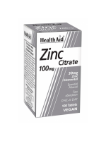 Health Aid Zinc Citrate 100mg, 100's Tablets