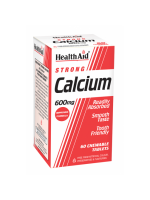 Health Aid Calcium 600mg, 60 Chewable