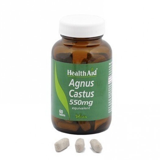 Health Aid Agnus Castus 550mg, 60 Tablets