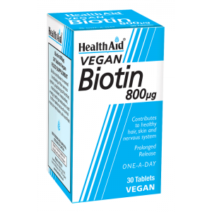 Health Aid Biotin 800µg - 30 Tablets Health Aid Biotin 800µg - 30 Tablets