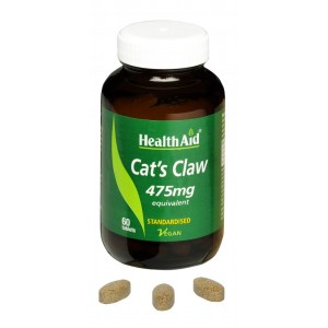 Health Aid Cat's Claw 475mg, 60 Tablets Health Aid Cat's Claw 475mg, 60 Tablets