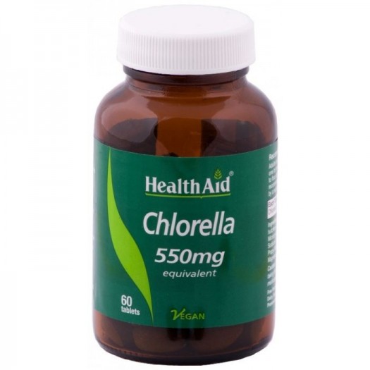 Health Aid Chlorella 550mg, 60 tablets