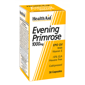 Health Aid Evening Primrose Oil 1000mg + Vitamin E, 30 Capsules Health Aid Evening Primrose Oil 1000mg + Vitamin E, 30 Capsules