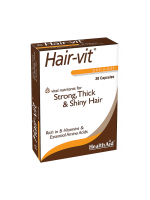 Health Aid Hair-vit® (Hair Vitamins) - (B Vitamins, Essential Amino Acids++), 30 capsules