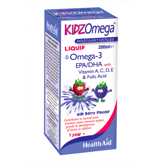 Health Aid Kidz Omega (Vit A,D,E,EPA/DHA), 200ml