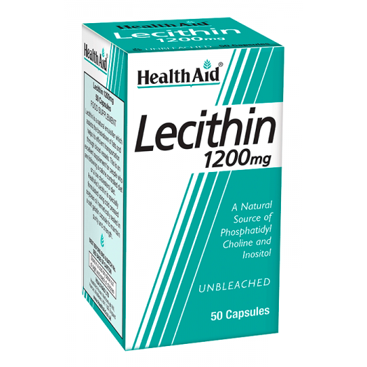 Health Aid Lecithin 1200mg, 50 capsules