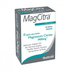 Health Aid Magcitra Blister Pack (Elemental Magnesium), 60 tablets Health Aid Magcitra Blister Pack (Elemental Magnesium), 60 tablets