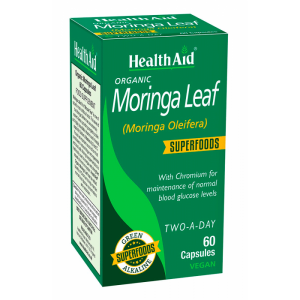 Health Aid Organic Moringa Leaf Superfood 60's Capsules Health Aid Organic Moringa Leaf Superfood 60's Capsules