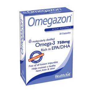 Health Aid Omegazon (Omega 3 Fish Oil) Blister, 30 capsules Health Aid Omegazon (Omega 3 Fish Oil) Blister, 30 capsules