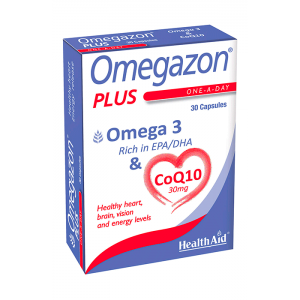 Health Aid Omegazon Plus (CoQ10) Blister Pack, 30 capsules Health Aid Omegazon Plus (CoQ10) Blister Pack, 30 capsules