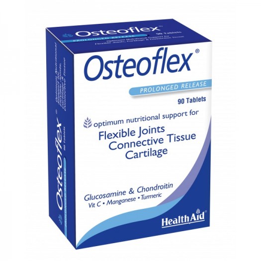 Health Aid Osteoflex® (Glucosamine Chondroitin, Vit C, Mn & Turmeric), 90 tablets