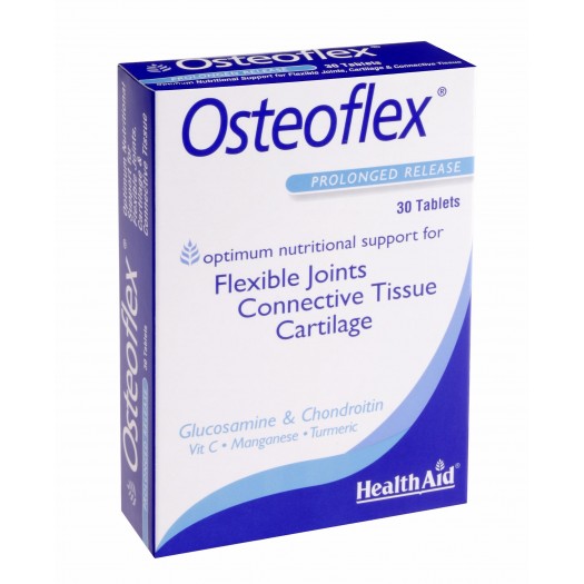 Health Aid Osteoflex® (Glucosamine Chondroitin, Vit C, Mn & Turmeric), 30 tablets