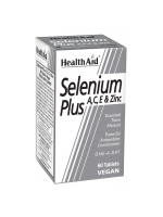 Health Aid Selenium Plus Tablets (Vitamins A, C, E & Zinc), 60 tablets