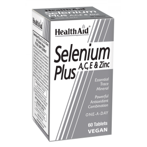 Health Aid Selenium Plus Tablets (Vitamins A, C, E & Zinc), 60 tablets Health Aid Selenium Plus Tablets (Vitamins A, C, E & Zinc), 60 tablets