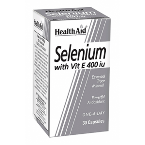 Health Aid Selenium With Vitamin E 400iu, 30 Capsules Health Aid Selenium With Vitamin E 400iu, 30 Capsules