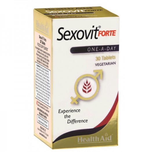 Health Aid Sexovit Forte (Arginine, Korean Ginseng, Vit E ++), 30 tablets