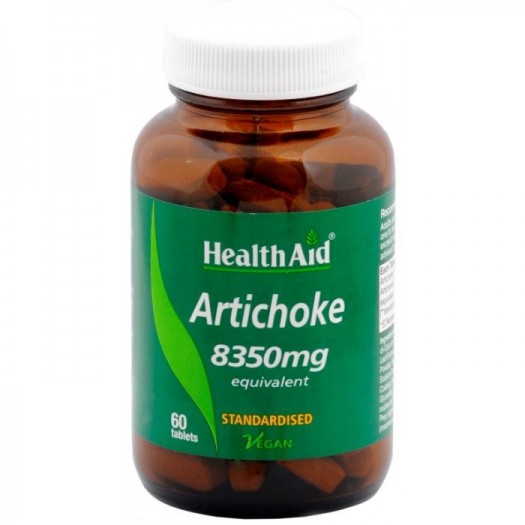 Health Aid Artichoke 8350mg Equivalent, 60 tablets