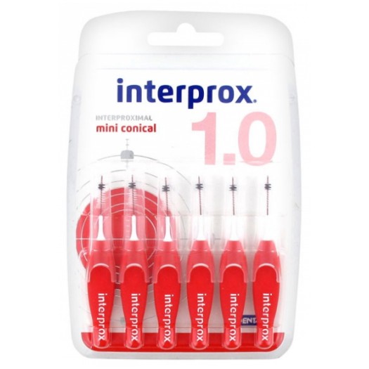 Interprox Interproximal mini conical Red 1.0, 6pcs