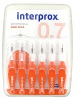 Interprox Interproximal super micro Orange 0,7, 6pcs