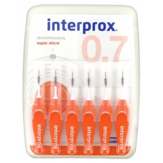 Interprox Interproximal super micro Orange 0,7, 6pcs