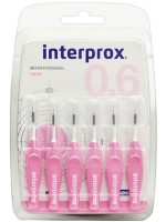 Interprox Interproximal Nano-pink 0.6, 6 BRUSHES