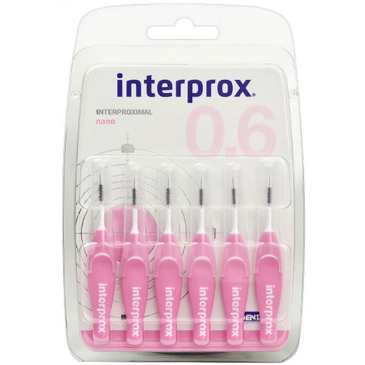 Interprox Interproximal Nano-pink 0.6, 6 BRUSHES
