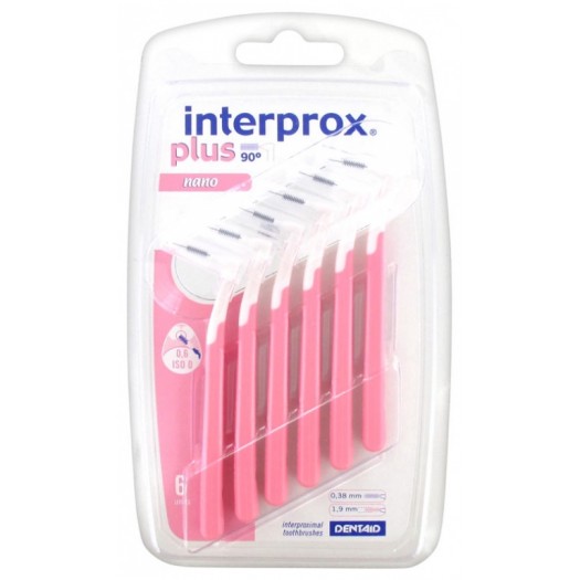 Interprox Plus Pink Nano 0.6, 6 Brushes