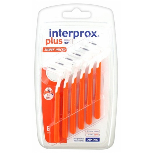Interprox Plus Orange Super micro 0.7,  6 Brushes 