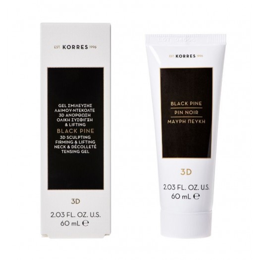 Korres Black Pine 3D Sculpting Firming and Lifting Neck & Decollete Gel, 60ml