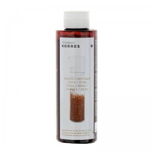 KORRES SHAMPOO RICE PROTEINS AND LINDEN, 250ML KORRES SHAMPOO RICE PROTEINS AND LINDEN, 250ML