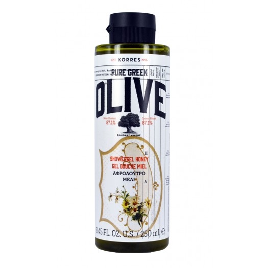 Korres Pure Greek Olive Shower Gel Honey, 250ml